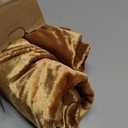 MIULEE Dark Gold Velvet Throw Pillow Covers 18x18 Soft Decorative Solid Square Cushion Cases Pack of 2 Modern Luxury Home Decor for Couch, Sofa, Bedroom