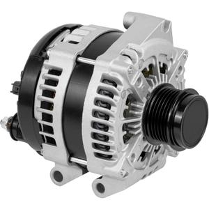 P56029740AA Alternator Compatible with Jeep Cherokee 2015 2016 2017 2018 2019 2020 2021 2022 V6 3.2L 12V 180A High Output 6-Groove Decoupler Pulley Clockwise 11749N 90295915 421007150 TN4210007150