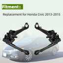 Left & Right Rear Lower Control Arms Fits for Honda Civic 2013-2015