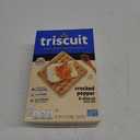 Triscuit Cracked Pepper & Olive Oil Whole Grain Wheat Crackers, Lunch Snacks, Snack Crackers, 8.5 oz Best by 23Sep 2025