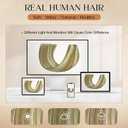 Clip in Hair Extensions Real Human Hair 18Inch 8pcs 100g Seamless Balayage Blonde Hair Extensions Clip Ins Double Weft Light Blonde Highlight Golden Blonde Invisible Straight Remy Human Hair for Women