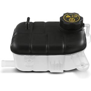 A-Premium Engine Coolant Overflow Recovery Reservoir Tank [with Cap & Sensor] Compatible with Buick Encore 2013-2019 1.4L & Chevrolet Trax 2013-2019 1.4L 1.8L, Petrol - Front Side