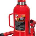 BIG RED 20 Ton (40,000 LBs) Torin Welded Hydraulic Car Bottle Jack for Auto Repair and House Lift, Red, TAM92003B