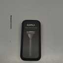 SUPPLY Single Edge Max Razor for Men  Premium Metal Single-Blade Safety Razor with Pivoting Head for Fewer Cuts and Irritation  Includes 8 Blades & Magnetic Reload System  Jet Black