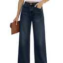 Women Wide Leg Jeans High Waist Boyfriends 2026 Jean for Women Stretch Denim Pants Size 6