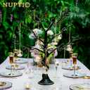 NUPTIO Black Halloween Tree Branch: Artificial 30 inch Tall Manzanita Tree Christmas Centerpiece Wedding Centerpieces for Tables, Decorative Ornament Display Tree for Decoration Weddings (2 Pc)