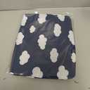 Square Playard/Playpen Fitted Sheets, Perfect for New Room2 / TotBloc Portable Playard, 2 Pack, Ultra Soft Microfiber, Fitted Playpen Sheet, Navy Cloud and Grey Arrow