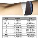 Diabetes Arm Band for Insulin Pod Monitoring Systems - Omnipod Dexcom Protects Insulin Pod - Washable and Reusable Replace Adhesive Patches Tape (S, Blue)