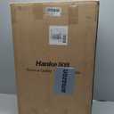 Hanke 24 Inch Checked Luggage PC Hard Shell luggage Top Opening Aluminum Frame Travel Luggage Suitcases with Wheels for Woman Men.(Bamboo Green)