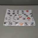 Make a Face Stickers, 15Pcs Face Stickers for Crafts, Funny Facial Features Set with Lips, Eyes, Eyebrows, Nose & Glasses, DIY Decals for Flower Pots, Party Supplies, Holiday & Halloween Decorations