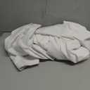 BEFRIED Oxford Dress Shirts for Men Big and Tall (Size XXL-6XLT) Button Down Long Sleeve Collared Shirts (Crisp White)