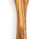 RSVP International Olive Wood Spoon, 12" | Rustic, Natural Authentic Italian Olive Wood | Classic Style for Kitchens, Tables, & More | Functional for Serving Vegetables, Stirring Pasta