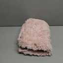 Small Bathroom Rug 17x24 Non Slip Pink Fluffy Bath Mat for Bathroom Floor Washable Plush Luxury Bath Rug for Tub Soft Shaggy Absorbent Shower Mat