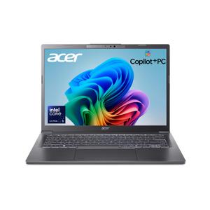 acer Aspire 14 AI Copilot+ PC | 14" WUXGA Display | Intel Core Ultra 5 Processor 226V | NPU: Up to 40 Tops - GPU: Up to 53 Tops | Intel ARC 130V | 16GB LPDDR5X | 512GB SSD | Wi-Fi 6E | A14-52M-51S1
