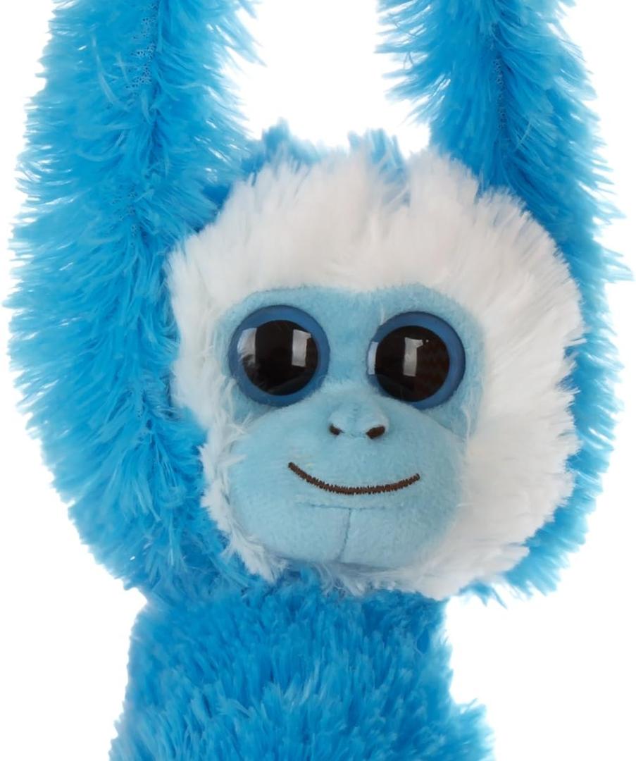 Aurora 3360 18" Assorted Hanging Monkey Soft and Snuggly Stuffed Animal Plush, Multicolor, Blue