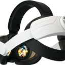Dobewingdelou Head Strap Accessories Compatible with Quest 3/Quest 3S Replacement Elite Strap for Enhanced Comfort Adjustable Support with PU Sponge Pad