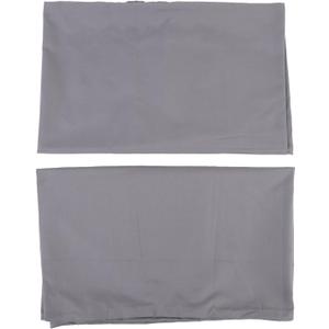 2 Pcs 48x74cm Pillow Cases, Envelope Closure Design, Dirt and Wrinkle, Soft and Durable Synthetic Fiber, Easy Care and Versatile Use for Bedroom (Dark Gray)