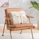 Cozy Bliss Checkered Faux Rabbit Fur Blanket King Size for Bed, Soft Fuzzy Blankets for Women Men, Large Furry Fleece Throw for Bedroom Decor (Tan, 108" x 90")