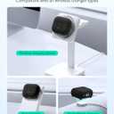 ESR for AirPods 4 Case (HaloLock), Compatible with AirPods 4th Generation Case (2024) (USB-C), Compatible with MagSafe, Full Drop Protection Cover with Carabiner, Magnetic Lid Lock, Black