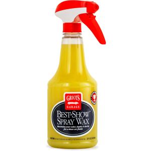 Griot's Garage Best of Show Spray Wax for Car Detailing, Works on Paint Protection Films and Ceramic Coatings, Provides Long-Lasting Coverage Between Uses, 10968, 22oz