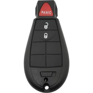 Replacement Key Fob Cover fit for Dodge Ram 1500 2500 3500 Caravan Jeep Grand Cherokee Chrysler Town Country Dodge Durango Grand Caravan Journey Remote Control Key Fob Shell