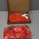 Women 1950s Poodle Skirt Costume Outfit Sock Hop Costume Skirt Scarf Belt Sock Eyeglass (X-Large, Red)