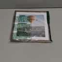 OMISHE 9x9 inch Picture Frame Rustic Brown for Wall Hanging or Tabletop Poster, Frame Display 7x7 inch with Mat or 9x9 Without Mat, Square Wall Gallery Photo Frame, Rustic Brown