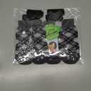 EXPAWLORER Dog Socks to Prevent Licking Paws,4 Pcs Double Sided Anti Slip Dog Booties for Winter,Dogs Boots & Paw Protectors Dog Shoes,British Style,Black M