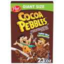2 x Cocoa PEBBLES Cereal, Chocolatey Kids Breakfast, Gluten Free Rice Crunch, 23 oz Box (EXP 09/04/26)