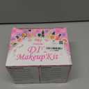 Hollyhi 58 Pcs Kids Makeup Kit for Girl, Princess Toys Real Washable Cosmetic Set with Mirror, Kids Makeup Sets for Girls, Play Make Up Birthday Gifts for 3 4 5 6 7 8 9 10 11 12 Years Old Kid (Rose)