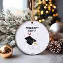 Congrats You Did It - Class of 2025 Graduation Ornament, Xmas Gift for Senior College Graduate High School Grad (T15)