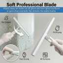11-Inch All-Purpose Foldable Shower Squeegee with 180° Rotating Head for Shower Glass Door, Tile Walls, Bathroom, Window, Mirror, Car and Kitchen