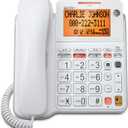 AT&T CL4940 Corded Phone with Digital Answering System, Caller ID, Large Tilt Display