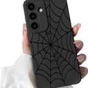 Lovmooful Compatible for Samsung Galaxy S25 5G Case Cute Cool Dragon with Black Design for Girls Women Soft TPU Shockproof Protective Girly for Samsung Galaxy S25 5G-Spider Web