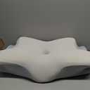 Cervical Neck Pillow - Ergonomic Side Sleeper Pillow for Pain Relief, Contour Cervical Pillow for Sleeping, Memory Foam Pillows for Neck Support, Orthopedic Bed Pillow for Back Stomach Sleepers (Grey)