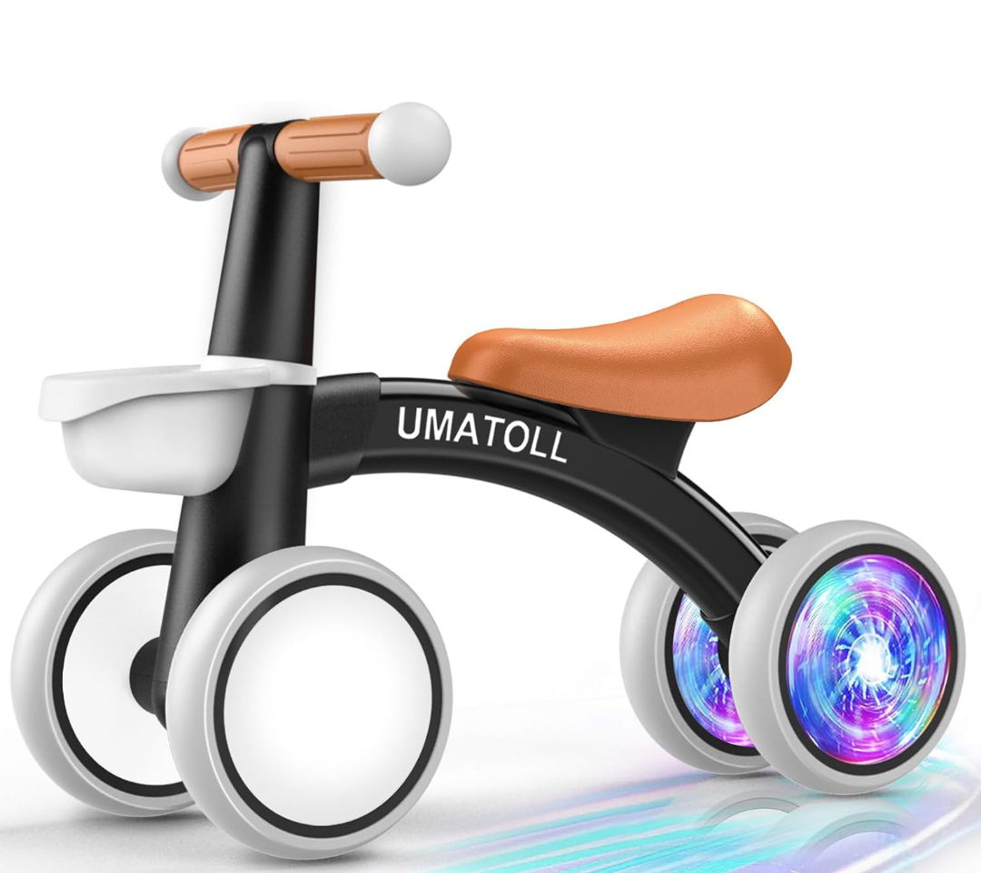 Umatoll Colorful Lighting Baby Balance Bike Toys for 1 Year Old Boys Gifts, Adjustable Seat Baby Walker, One Year Old Boy Birthday Gifts, 12-24 Months Toddler First Ride on Toys
Amazon's Choice