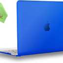 UESWILL Smooth Soft Touch Matte Hard Shell Case Cover Compatible with MacBook 12 inch with Retina Display (Model: A1534) + Microfibre Cleaning Cloth, Royal Blue
