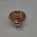 Empire Clip On Chandelier Lamp Shade, Small Lamp Shade Rattan,Boho Wicker Lamp Shades Mini,Replacement Lampshade 3" Top x 6" Bottom x 5" Slant Height, (1 Pack)