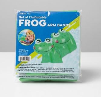 Inflatable Frog Arm Bands Pack Of 3