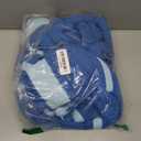 Panadila Womens Half Zip Sherpa Fleece Pullover Soft Oversized Sweatshirt with Pockets Warm Fuzzy Sweater (Medium, Bright Blue)