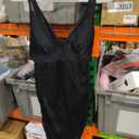 Firpearl Women Underwire Tankini Top Twist V Neck Swimsuits Ruched Tummy Control Bathing Suits Top Only. Size Medium