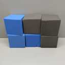 24PCS Foam Cubes 5"x5"x5"- Foam Pit Blocks Set, Soft Stacking Blocks for Indoor Games,Trampolines, Gymnastics, Parkour & Action Sport (Dark Blue and Dark Grey)
