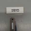 Metal Lighted Doorbell Button, Heavy Duty Metal Wired Door Bell Push Button LED Wall Mounted Doorbell Switch for Universal Garage Door Opener Switch, White Light, Property In Copyright (Bronze)