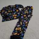 The Children's Place unisex-baby And Kids, Sibling Matching, Holiday Pajama Sets, Cotton (4T, Allover Halloween Candy)