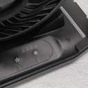 Portable Misting Fan - 11L Bucket, 20000mAh Rechargeable Battery Powered Fans for Patios, Outdoor Fans With Night Light, 3 Wind Speed & 4 Spray Mister Camping Cooling Fan, Waterproof Design