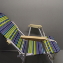 CARIBBEAN JOE Folding Beach Chair, 1 Position Lightweight and Portable Foldable Outdoor Camping Chair with Carry Strap