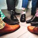 Cute Pink Pig Socks for Men Women, Christmas Stocking Stuffers, Funny Crew Socks Warm Gifts (Black)