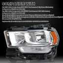 Headlights for 2019-2024 Dodge Ram 2500 3500 Halogen Headlamp Assembly w/bulbs Replace CH2502334 68360177AE Left Driver Side