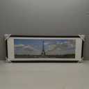 upsimples 12x36 Picture Frame, Display Pictures 10x30 with Mat or 12 x 36 Without, Wall Hanging Long Frames, Black, 1 Pack