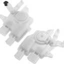 X AUTOHAUX Replacement Rear Left Right Side Power Door Lock Actuator Motor for Mazda 5 2006-2010 2012-2017 Side Slide Door Lock Door Latch Actuator Assembly No.C23573350/C23572350 White Pair